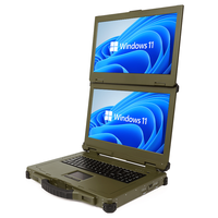 PC Industrial, Laptop Resistente, IP65 Impermeable, 15.6'', Legible Bajo la Luz Solar, Intel I9-13900HK, DDR5, GPU MXM, 64GB, Aluminio