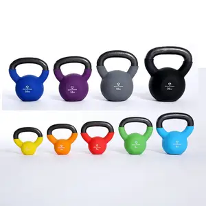 Reapbarbell जिम बकाया कस्टम 20kg लघु कास्ट लोहे चित्रित प्रतियोगिता Kettlebell सेट