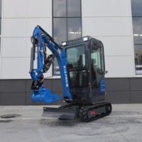 Mini-excavatrice RIPPA R18 de 1,8 tonne, moteur Kubota, normes EPA/CE/EURO 5, excavatrice compacte personnalisable, excavatrice sur chenilles pour la ferme