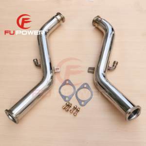 Hiệu suất 3 "đầy đủ downpipe thẳng hoặc dòng chảy cao mèo HFC Kit cho Nissan Z / Infiniti <span class=keywords><strong>Q50</strong></span>, Q60 3.0T vr30ddtt nbsh - Product Image 2