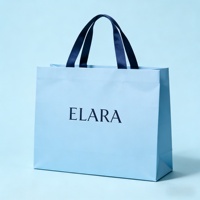 Sacs cadeaux en papier écologiques de luxe personnalisés avec votre propre logo, sacs de shopping de marque avec poignée, emballages cadeaux pour vêtements