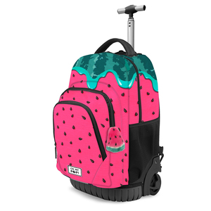 Karactermania for Oh My Pop Melty Melon-FAN GTS Fruit <b>Trolley</b> Backpack with USB and Zipper for - Product Image 1