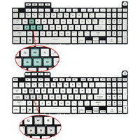 Clavier pour ordinateur portable Asus FA507 FA507R FX507Z FX707 FX517, clavier d'ordinateur portable avec rétroéclairage pour ordinateur portable Asus