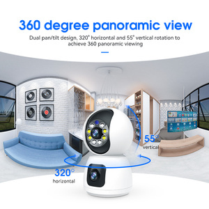 Wifi kamera 360 kapalı güvenlik kamera yüksek çözünürlüklü 2MP iki yönlü ses insan hareket izleme Mini kamera ev kamerası - Product Image 4