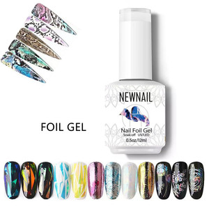 Venta caliente UV LED Nail Art Polish Glue Proveedor popular de manicura Adhesivo fuerte Pintura de <span class=keywords><strong>uñas</strong></span> Gel de estampado de lámina de transferencia libre - Product Image 2