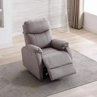 Canapé inclinable en cuir artificiel personnalisé, confortable, pour salon, meubles de salon