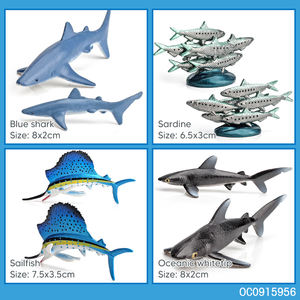 Venta al por mayor PVC juguete personalizado realista de plástico 3D peces modelo juguetes para niños - Product Image 4