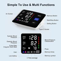 OEM Digital Blood Pressure Monitor Tensiometer Electric BP Monitor Portable Smart Sphygmomanometer Arm Blood Pressure Machine