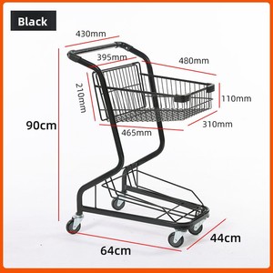 Metal <strong>shopping</strong> cart for supermarkets, KTV carts, European-style herringbone warehouse and property management <strong>trolleys</strong> - Product Image 3