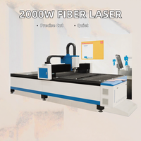 Machine de découpe laser à fibre numérique automatique CNC 2000W avec refroidissement par eau, haute précision, prise en charge PLT/DXF pour tôles métalliques