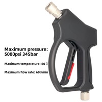 Lance de canon à mousse industrielle robuste 4000 psi pour le nettoyage de la maison, du jardin et de la cour, avec pièces internes en laiton et valve de contrôle de précision