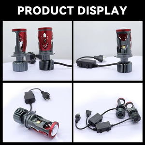 Faros Delanteros LED H4 de 100 W, 30000 Lm, 6000 K, 12 V para Automóviles y Motocicletas, Actualización de Reequipamiento, Ajuste Universal - Product Image 3
