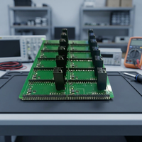 Carte de circuit imprimé (PCB) et assemblage de circuits imprimés (PCBA) pour unité de contrôle Hawkwintech, machine de récupération d'or, pompe à vide, carte de circuit LED, matériau FR4, surface plaquée or par immersion