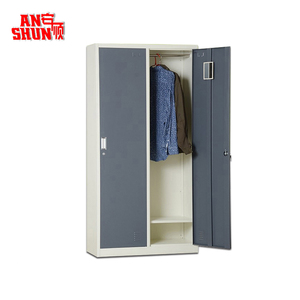 CAS-025 Kim Loại Tủ Quần Áo Thiết Kế Giá 2 Cửa Tủ Quần Áo Với Ngăn Kéo Bên Trong - Product Image 6