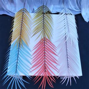 Bunga Sentuhan Nyata Daun Buatan Edisi Warna-warni Daun Besi - Product Image 4