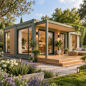 Casa Modular de Acero Desmontable de Ensamblaje Rápido, Expandible y de Lujo para Uso en Exteriores, Villas, Bares y Supermercados - Product Image 6