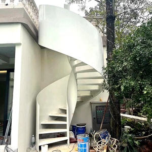 VIKO Escalier incurvé en ardoise blanche pure de qualité supérieure Escalier en colimaçon Escalier extérieur - Product Image 5