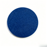 Sous-verre rond en feutre polyester absorbant, écologique et personnalisable, lavable, antidérapant, moderne, pour la décoration de la cuisine, du bureau et de la table