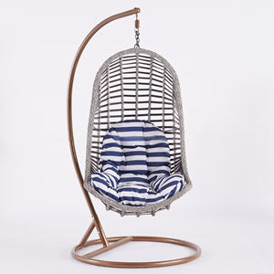 Sedia a dondolo da esterno economica a forma di uovo, sedia a dondolo autoportante a forma di uovo, sedia sospesa a forma di nido d'uccello - Product Image 4