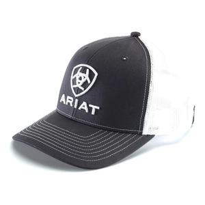 بيع بالجملة مخصص للرجال كلاسيكي 6 ألواح فاخرة حافة منحنية ريتشارد هاردسون نمط قبعة ظهر المفاجئة سائق الشاحنة مع شعار مطرز - Product Image 1