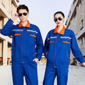 Nouvelle conception de vêtements de travail en pur coton, uniformes de construction durables et personnalisés avec des caractéristiques antistatiques et réfléchissantes, combinaisons de travail - Product Image 1