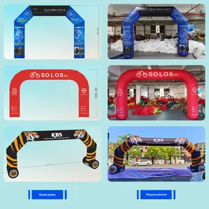Arco Inflable Impermeable Multicolor Personalizable para Línea <span class=keywords><strong>de</strong></span> Meta, con Alimentación por CC, para Eventos al Aire Libre, Fiestas y Publicidad - Product Image 5
