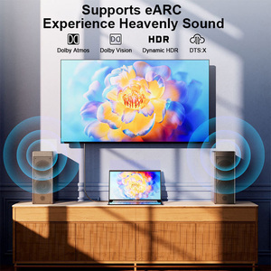 Cable de Fibra Óptica HDTV 2.1 con Revestimiento de PVC, AOC 8K 48Gbps, Óptico Activo Macho a Macho, HDR, Sincronización de Audio y Video, 10m, Plug and <span class=keywords><strong>Play</strong></span> - Product Image 2