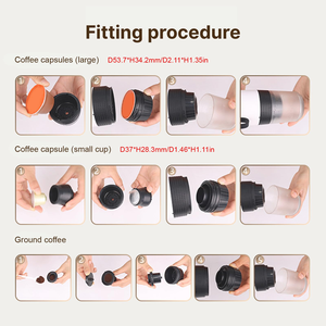Portable Semi-Automatic Espresso Coffee Maker Camping Traveling Hiking 20Bar Self Heating Rechargeable USB Battery Coffee - Product Image 3