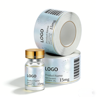 Boîtes et étiquettes personnalisées en carton blanc pour flacons de 3 ml, 5 ml, 10 ml, emballage de flacons rechargeables