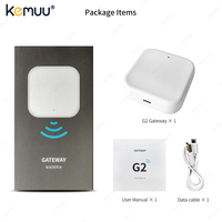 KEMUU TTLock TTHotel 2.4G Smart Gateway WiFi Hub, Desbloqueo Remoto, Cerradura Inteligente para el Hogar