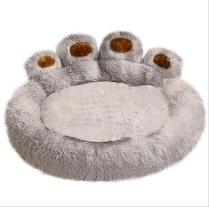 Cama de Felpa con Huella para Perros y Gatos, Apta para Todas las Estaciones, Cómoda para Perros Pequeños y Grandes, Diseño de Productos para Perros - Product Image 3