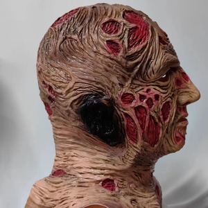 หน้ากากเฟรดดี้ ลาเท็กซ์ หน้ากากผีหนังสยองขวัญฮาโลวีน วัสดุอีมัลชั่น สไตล์สยองขวัญ สำหรับงานปาร์ตี้ DIY - Product Image 2