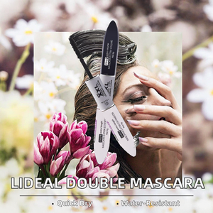 <span class=keywords><strong>LIDEAL</strong></span> Doble cabezal para rímel con microfibras Ingredientes herbales Longitud y potenciador de volumen Pestañas impermeables Sin floración - Product Image 3