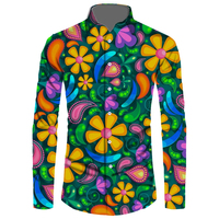 Chemise formelle pour homme à manches longues de style chinois, pour mariage, affaires, soirée, chemise élégante et digne pour homme 1