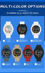 SANDA 9021 nuovo modello di orologio al quarzo per studenti in Silicone removibile con cinturino da <span class=keywords><strong>donna</strong></span> al quarzo orologio da polso semplice - Product Image 5