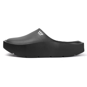 White EVA Mules Open Toe Cushioned <b>Slides</b> All Seasons Slip-On Footwear - Product Image 4