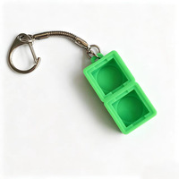 2PCS Keycaps Keychain Fidget Clicker Base for Customize LOW MOQ 2 in 1 Keyboard Fidget