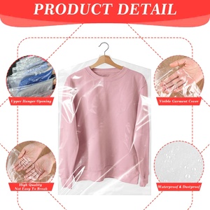 Fundas Protectoras de Plástico Transparente para Ropa, Bolsas para Guardar Prendas en el Armario, para Viajes, Almacenamiento de <span class=keywords><strong>Abrigos</strong></span>, Chaquetas y Vestidos - Product Image 6