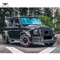 Kit carrosserie en fibre de carbone sèche G900 style Rock BS pour Mercedes Benz Classe G W463A W464 G63 G-Wagon Pare-chocs Capot Passage de roue Jante