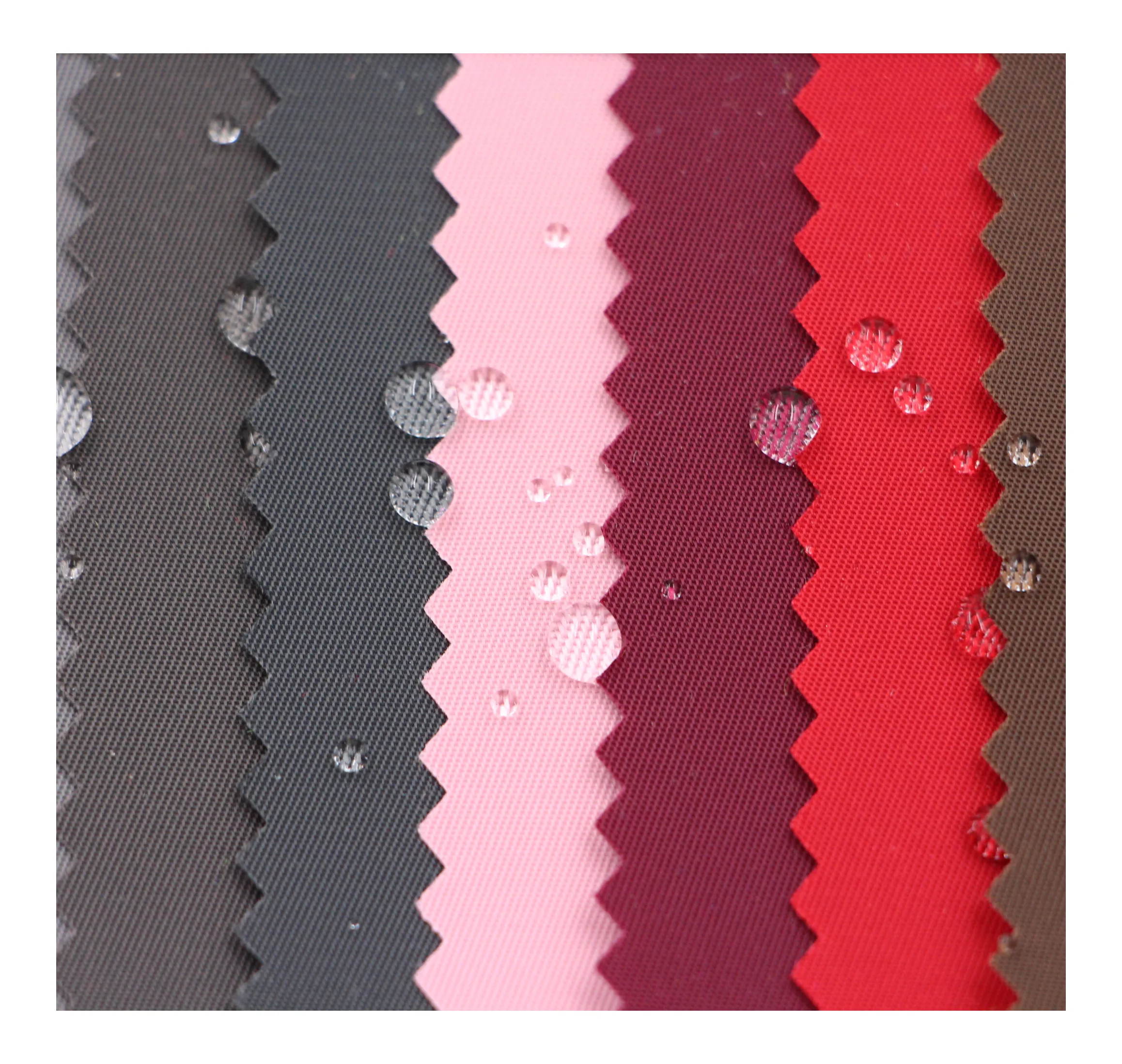 290t nylon twill Pu 100 * 200D twill nylon 300T nylon oxford twill PU coating waterproof fabric