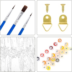 Kit de Pintura por Números XIXI, Flores Silvestres, Pintura al Óleo sobre Lienzo para Adultos, Naturaleza Muerta, Manualidades, Decoración de Pared para el Hogar - Product Image 6