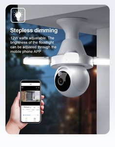 ShooCam 3MP E27 Indoor-Sicherheits lampe Kamera LED Weißlicht Nachtsicht Automatische Wifi-Überwachungs kamera - Product Image 6