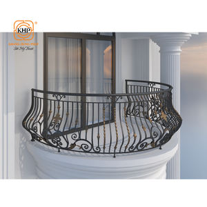 KHP Garde-corps de balcon en fer forgé galvanisé de qualité supérieure, anti-corrosion, pour usage résidentiel et villéien, fournisseur de haute qualité - Product Image 4