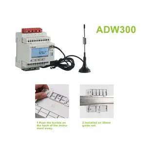 Iot Based Remote Electricity Energy Meter Online With 4G Or Wifi Communication Connecting To Energy Management System