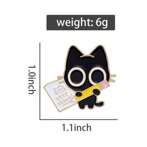 دبابيس المينا مخصص عضو دبابيس طية صدر السترة شارات الكرتون عمر هدية للأطفال أصدقاء <span class=keywords><strong>Scaredy</strong></span> نادي القط - Product Image 6