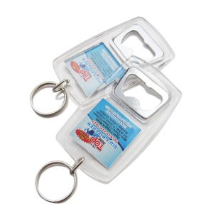 Promotional Plastic <strong>Acrylic</strong> <strong>Beer</strong> <strong>Opener</strong> <strong>Keychains</strong> for Kitchen Bar Restaurant Giveaway Gifts - Product Image 2