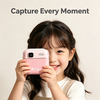 Kamera Instan Anak 48MP 2.4" IPS 1080P Cetak Thermal Tipe-C 1500mAh Kamera Anak MP3 Permainan Bawaan Dukungan Kartu TF 128GB