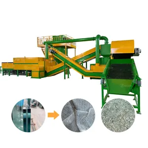 Windshield Recycling Equipment Car Windscreen PVB Laminated Glass Separating Machine