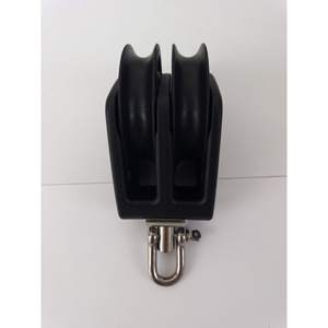 Poulie à roulement à billes pour voilier à double roue Master BP-0603F, diamètre de la roue 60 mm, diamètre du câble 12 mm, matériel marin - Product Image 2