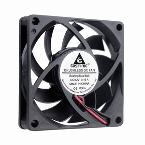 Gdstime Gda7015 70X70X15Mm Bóng Mang 70Mm DC 5V 12V 24V CPU Không Chổi Than Trục Lưu Lượng Không Khí Nhựa Quạt Làm Mát - Product Image 2